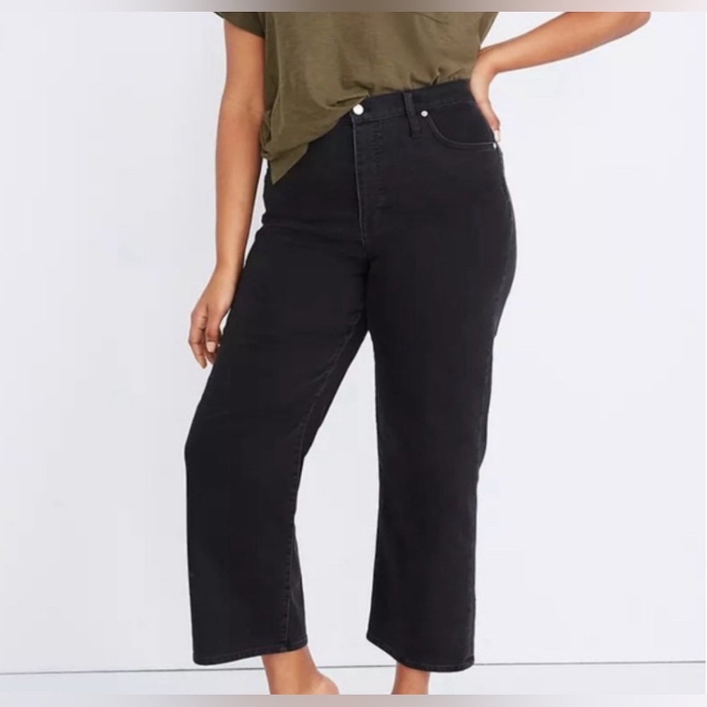 MADEWELL SLIM WIDE-LEG CROP JEANS W 36T *with magic pockets